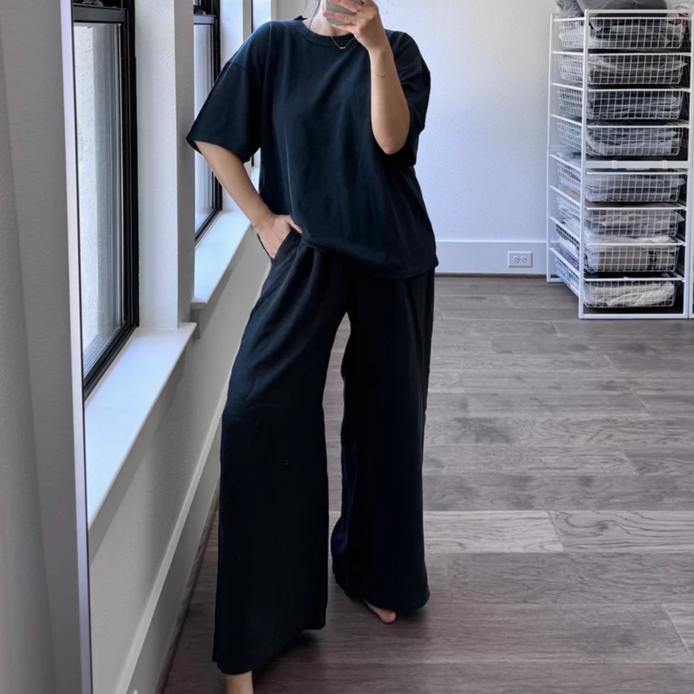 Jungmaven Blue Wide-Leg Jumpsuit